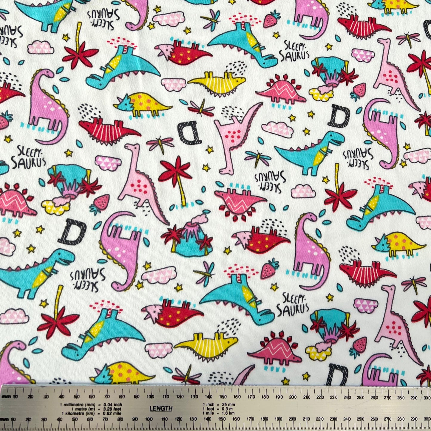 Interlock 30/1 Spleepysaurus Rosa