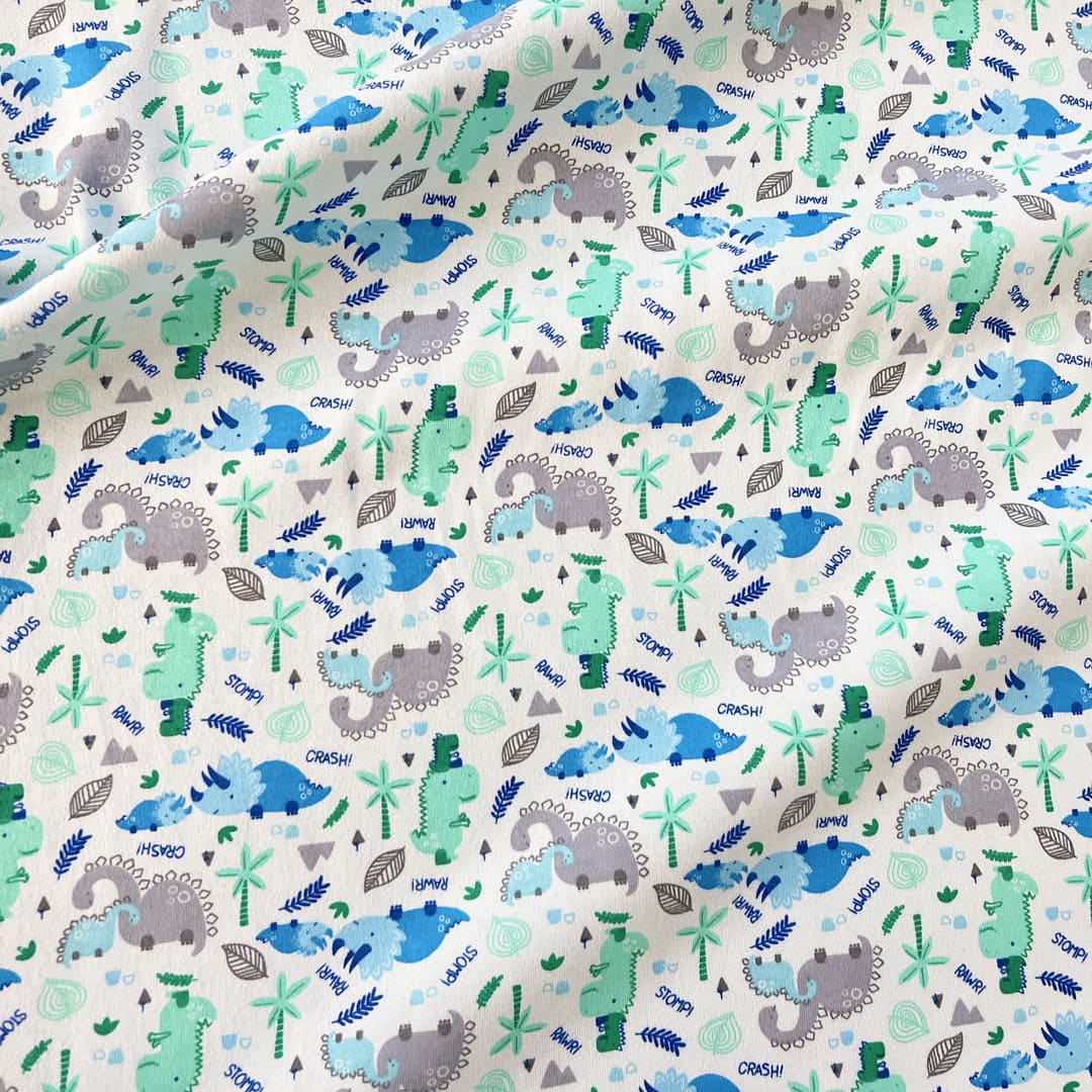 Interlock 30/1 Dino Crash Celeste