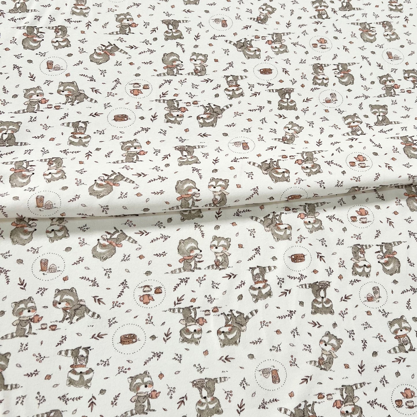 Interlock 30/1 Mapaches Beige