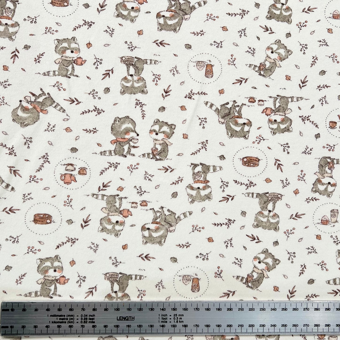 Interlock 30/1 Mapaches Beige