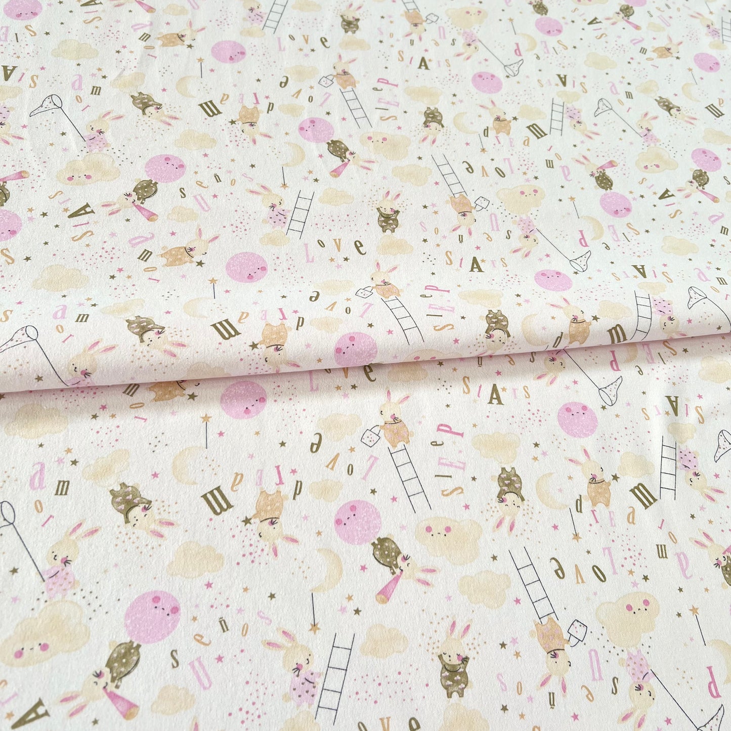 Interlock 30/1 Sleep Fondo Rosa