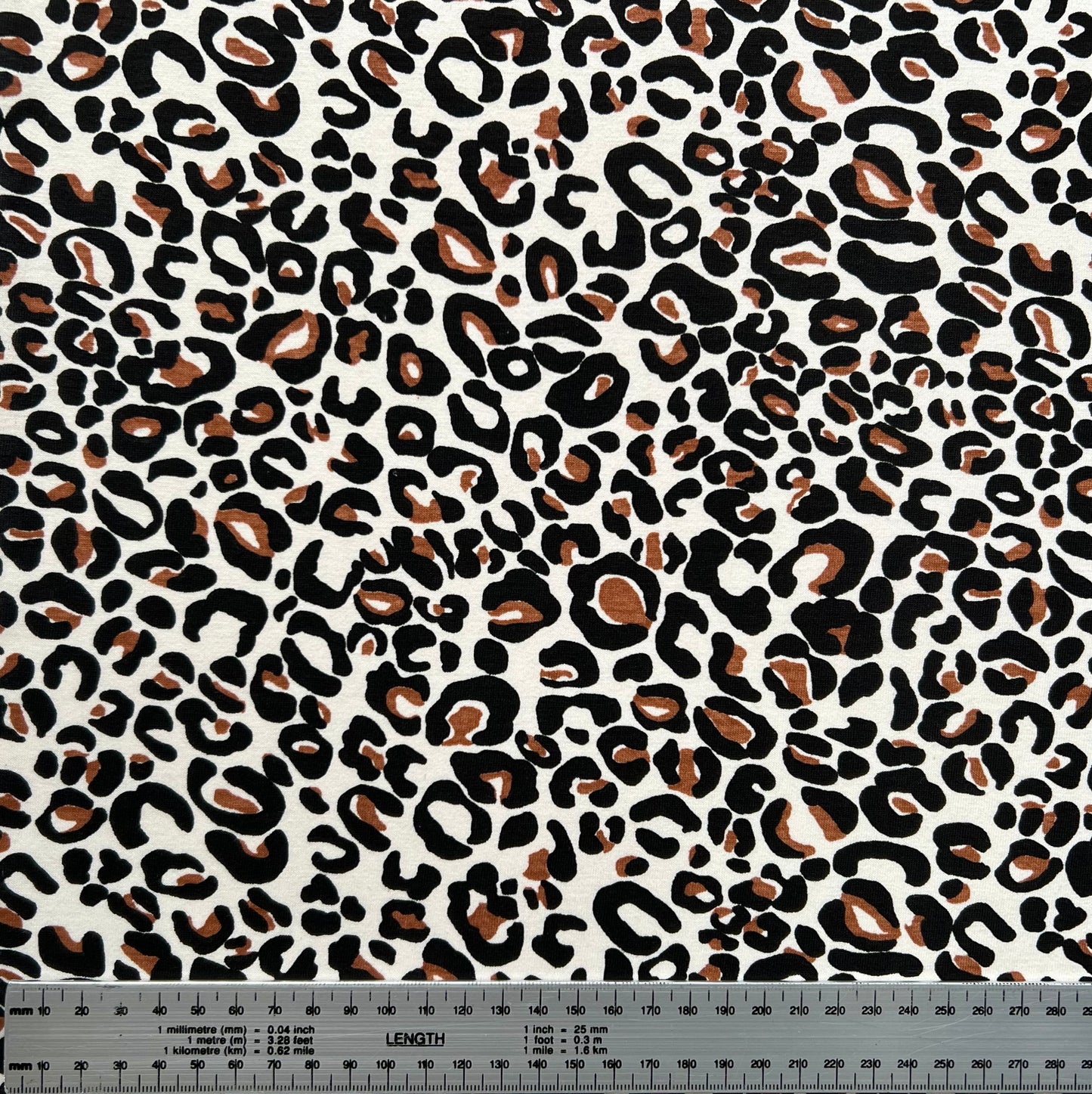 Jersey 30/1 Animal Print Beige