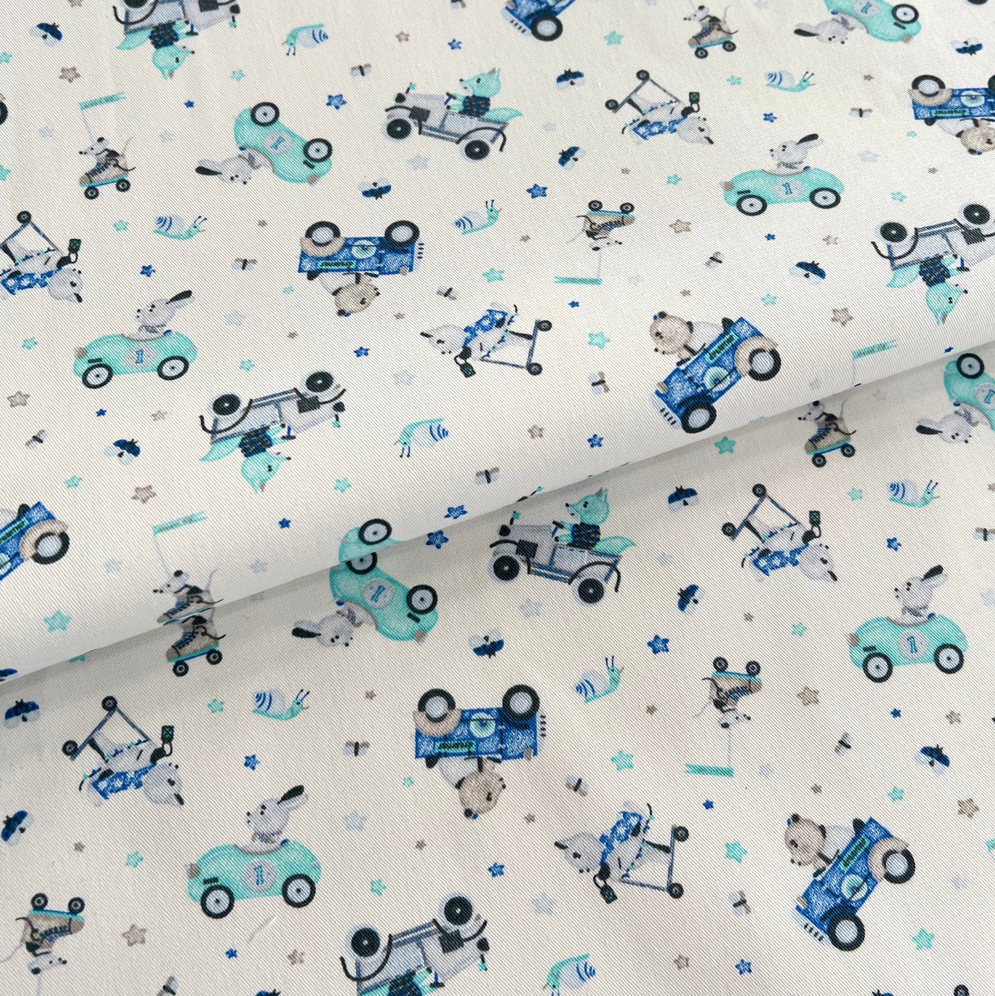 Gabardina Ositos Carrera Azul