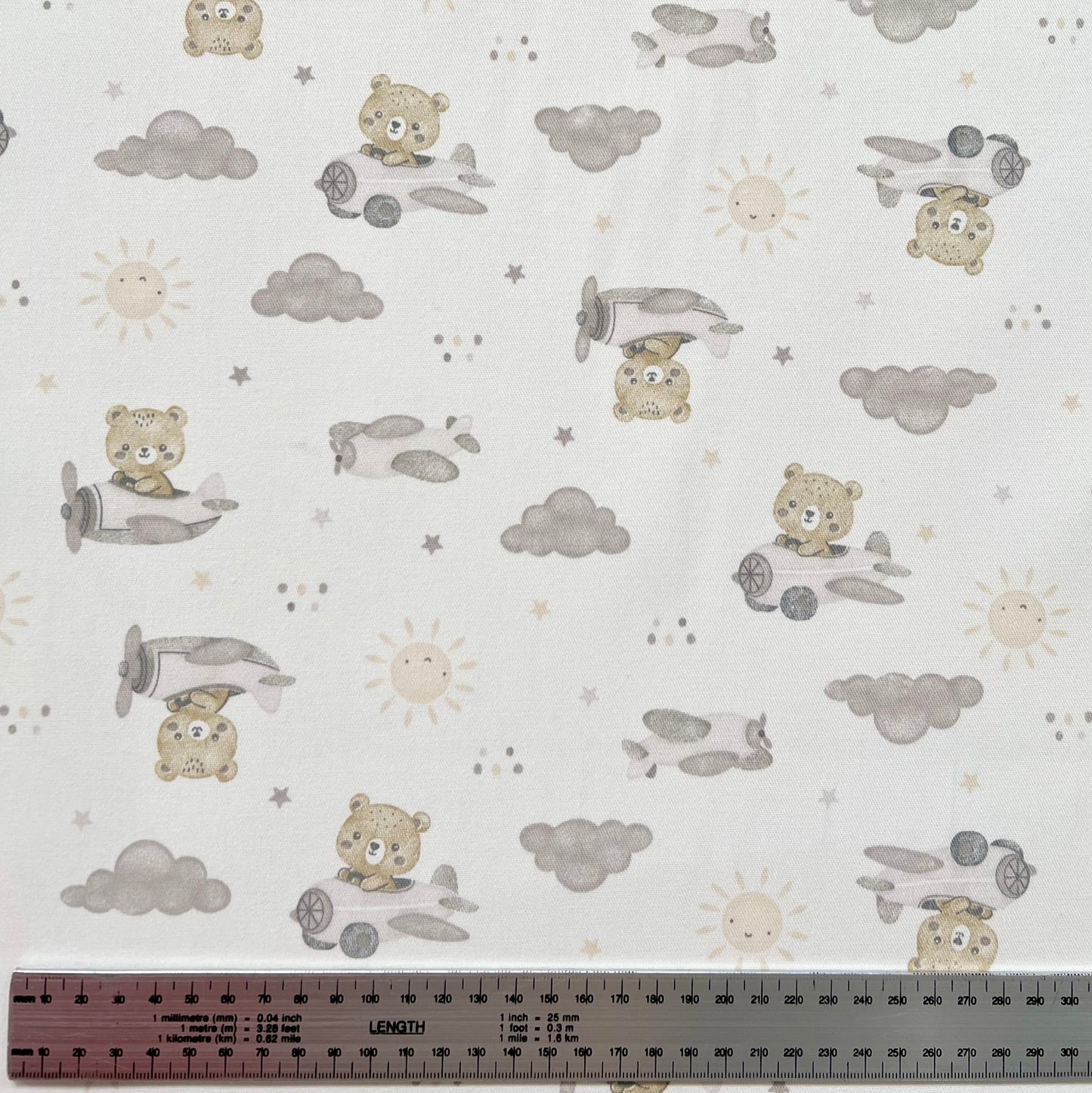 Gabardina Aviones Gris