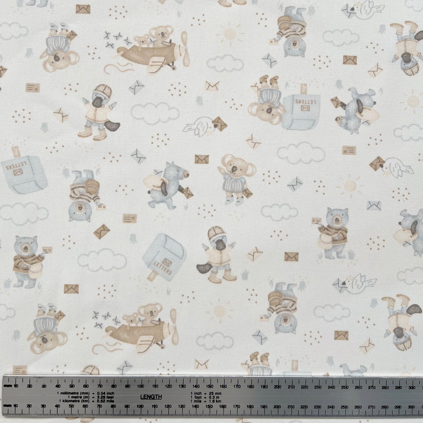 Gabardina Correo Celeste