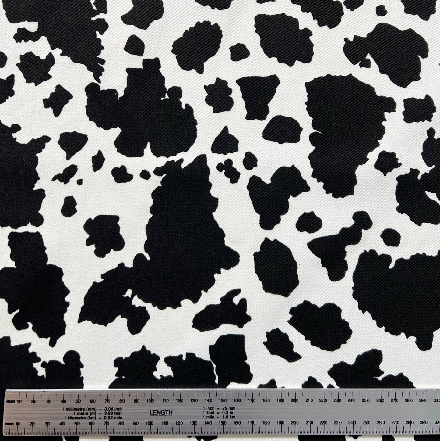 Gabardina Vaca Negro y Blanco