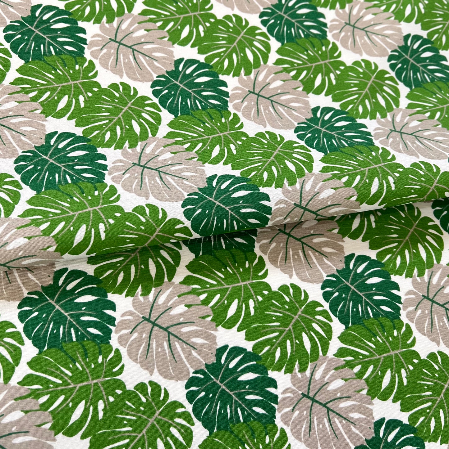 Lona Monstera Verde