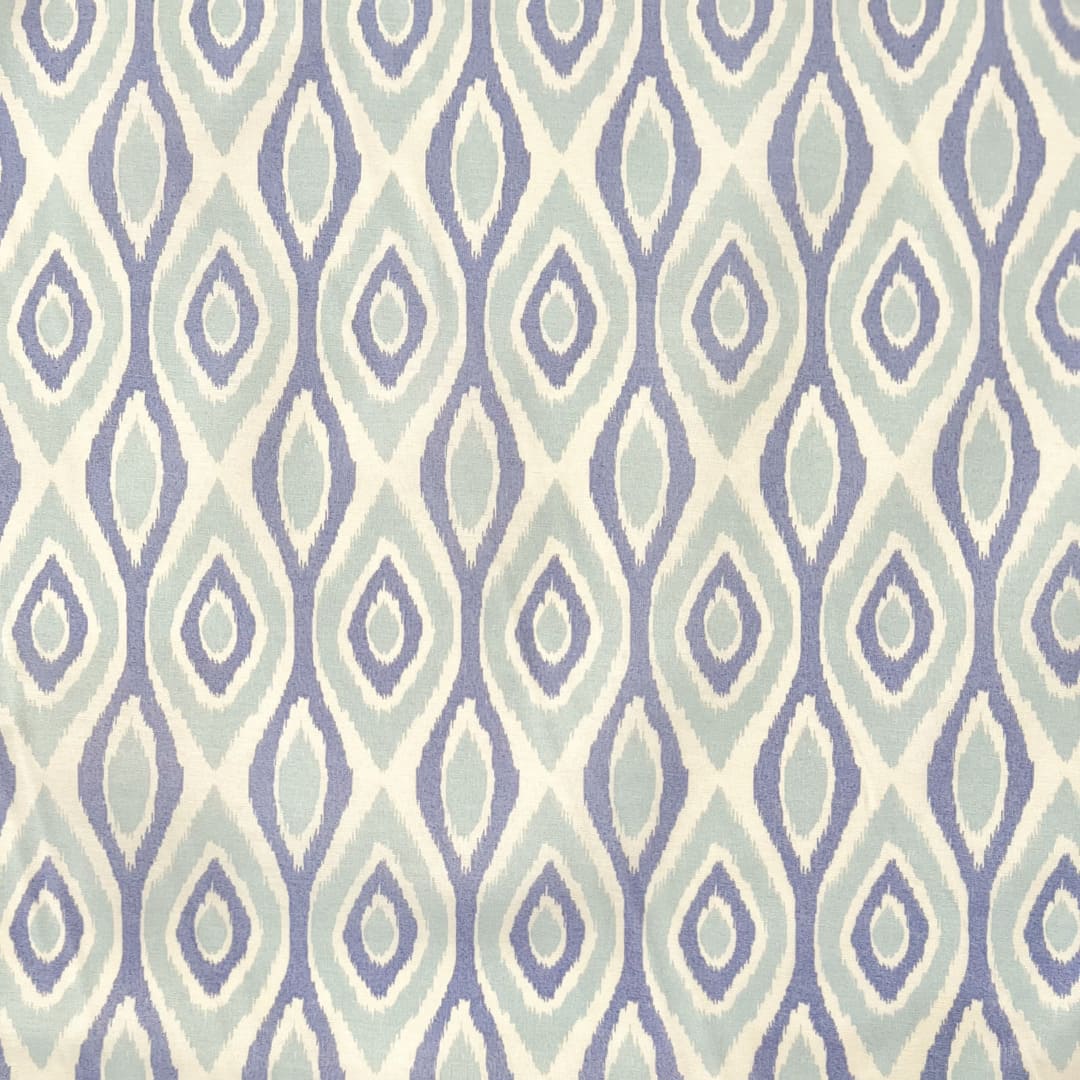 Percalito Étnico Celeste 140h