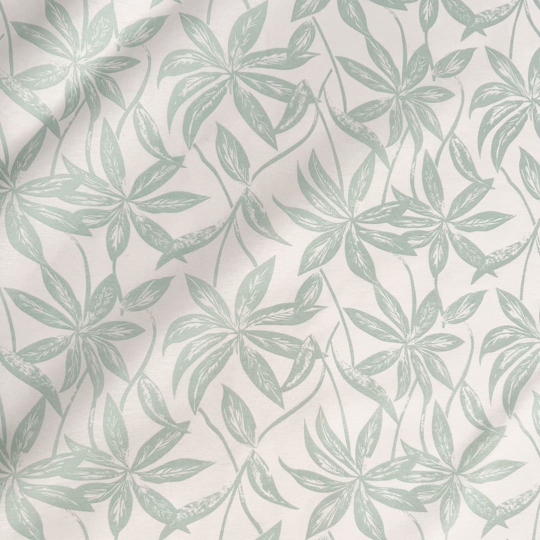 Percalito Botánico Verde 140h