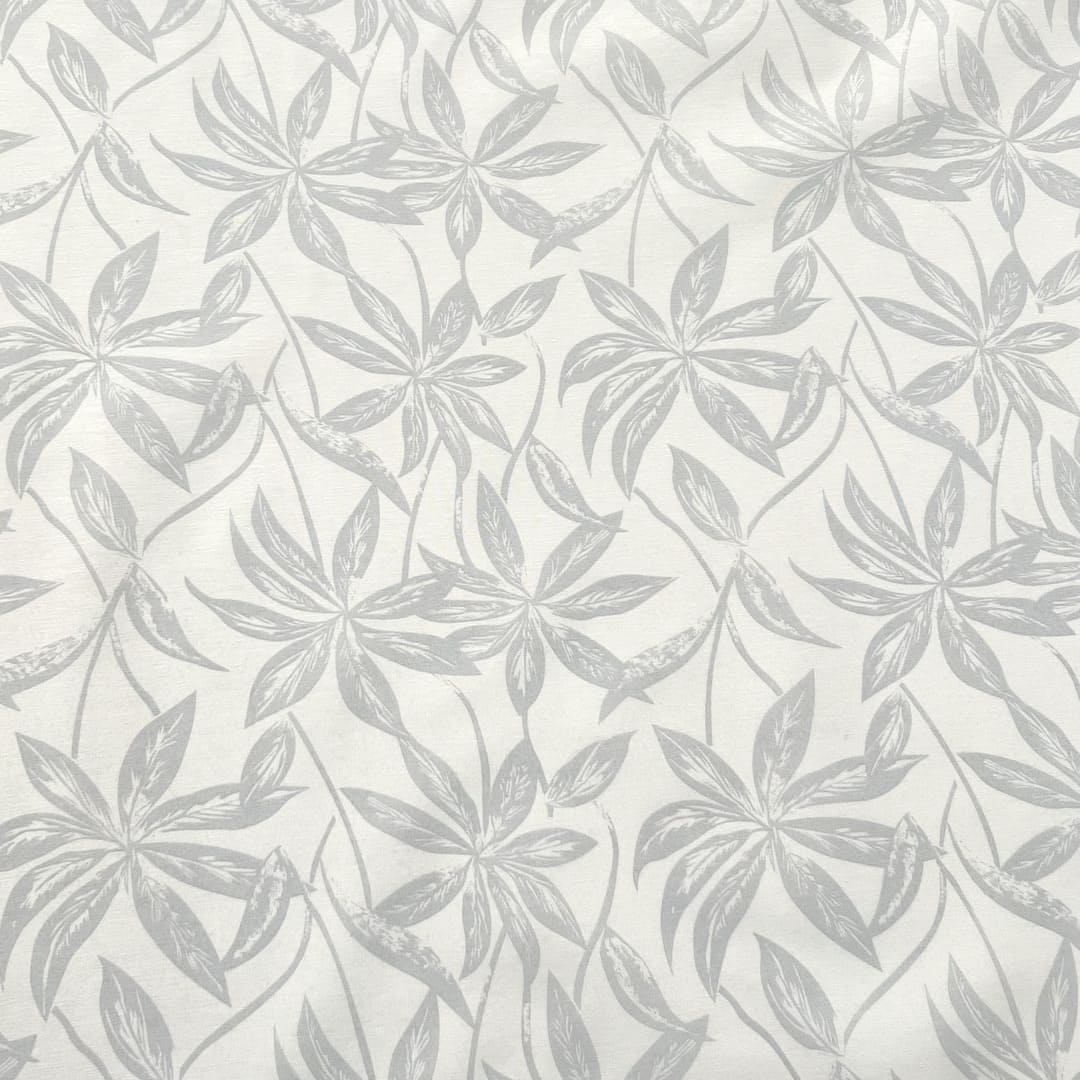 Percalito Botánico Gris 140h