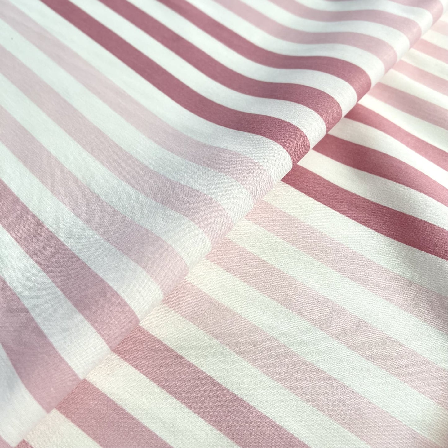 Percal Fibra Íntima Raya Degrade Rosa 144h