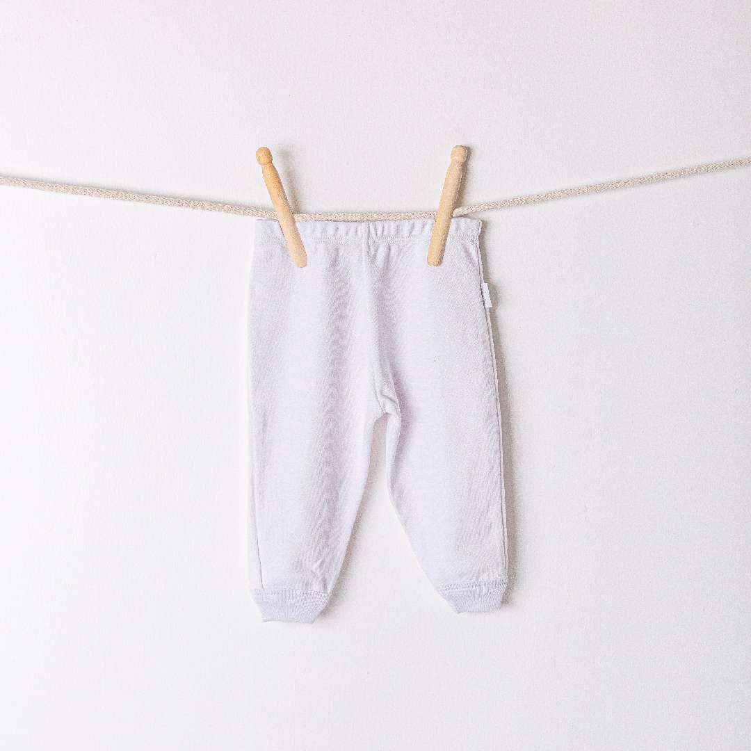 Pantalón Núbola Liso Blanco