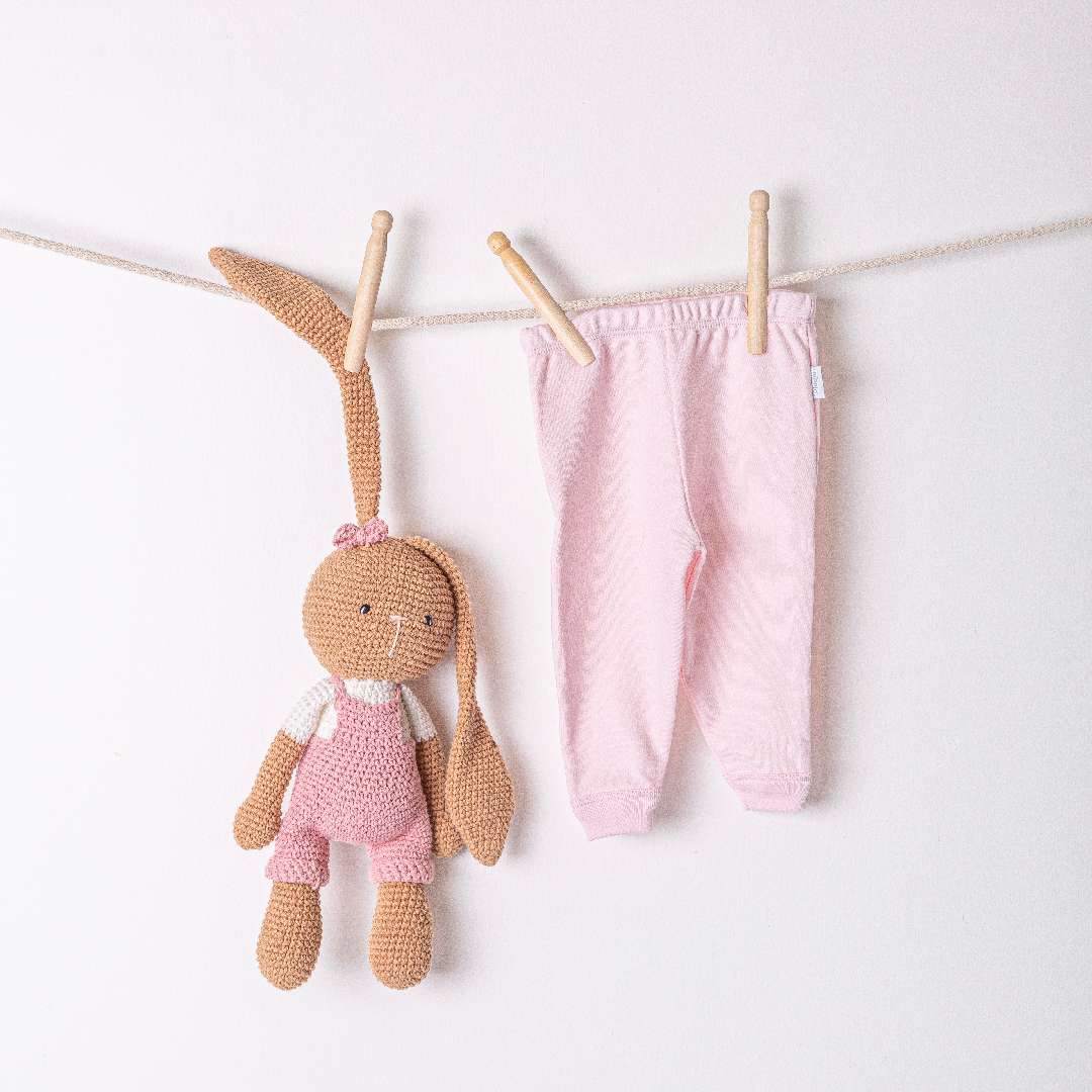 Pantalón Núbola Liso Rosa