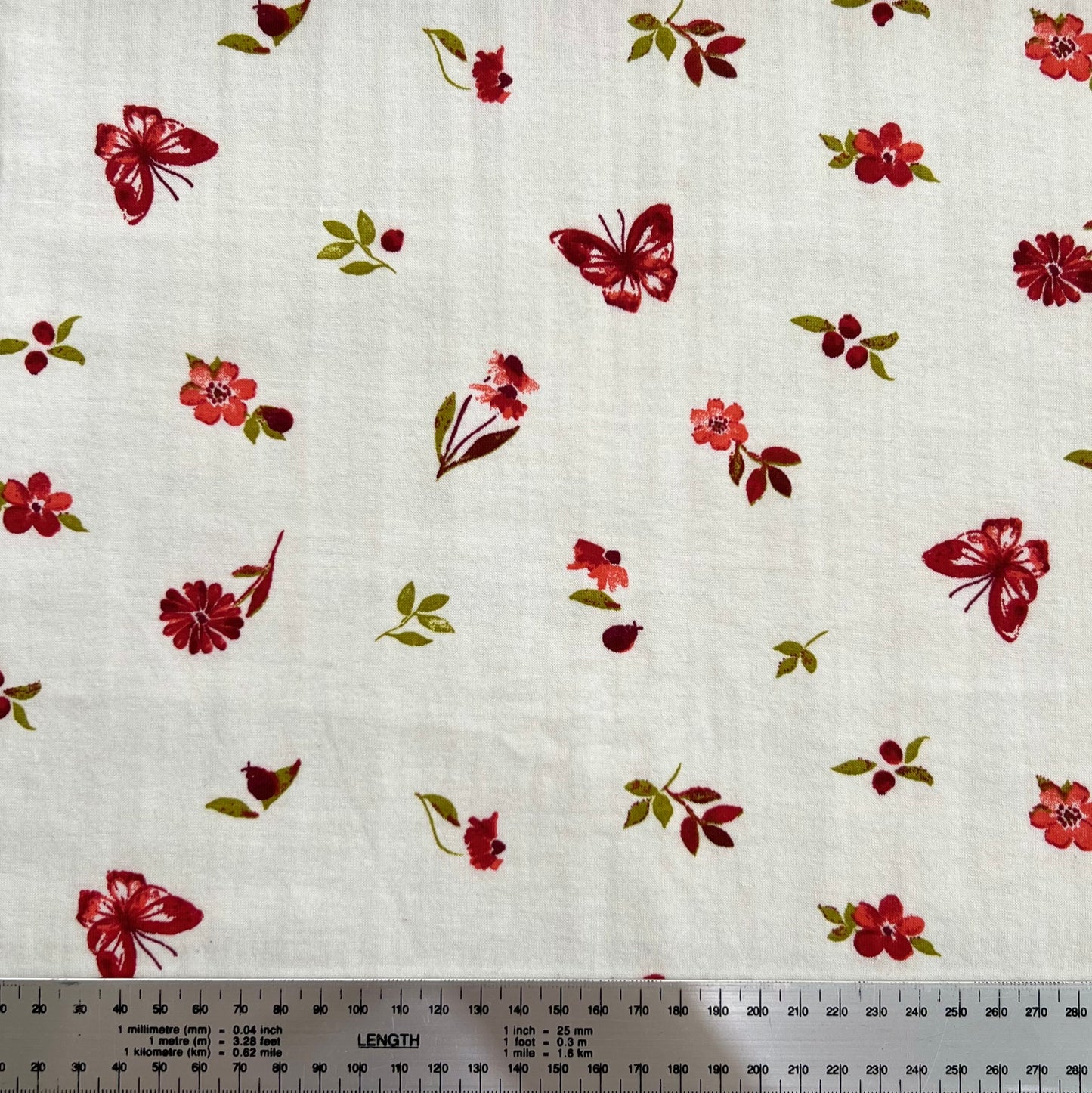 Abercrombie Mariposas Fondo Off White