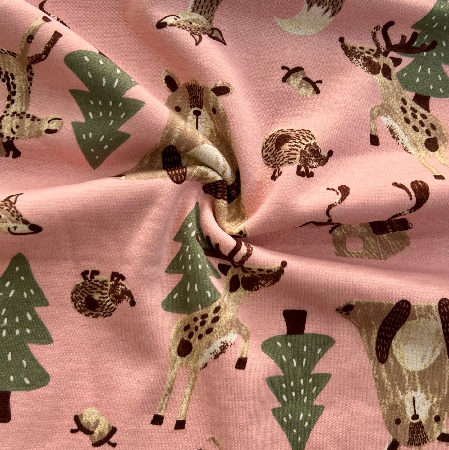 Abercrombie Oso Fondo Rosa