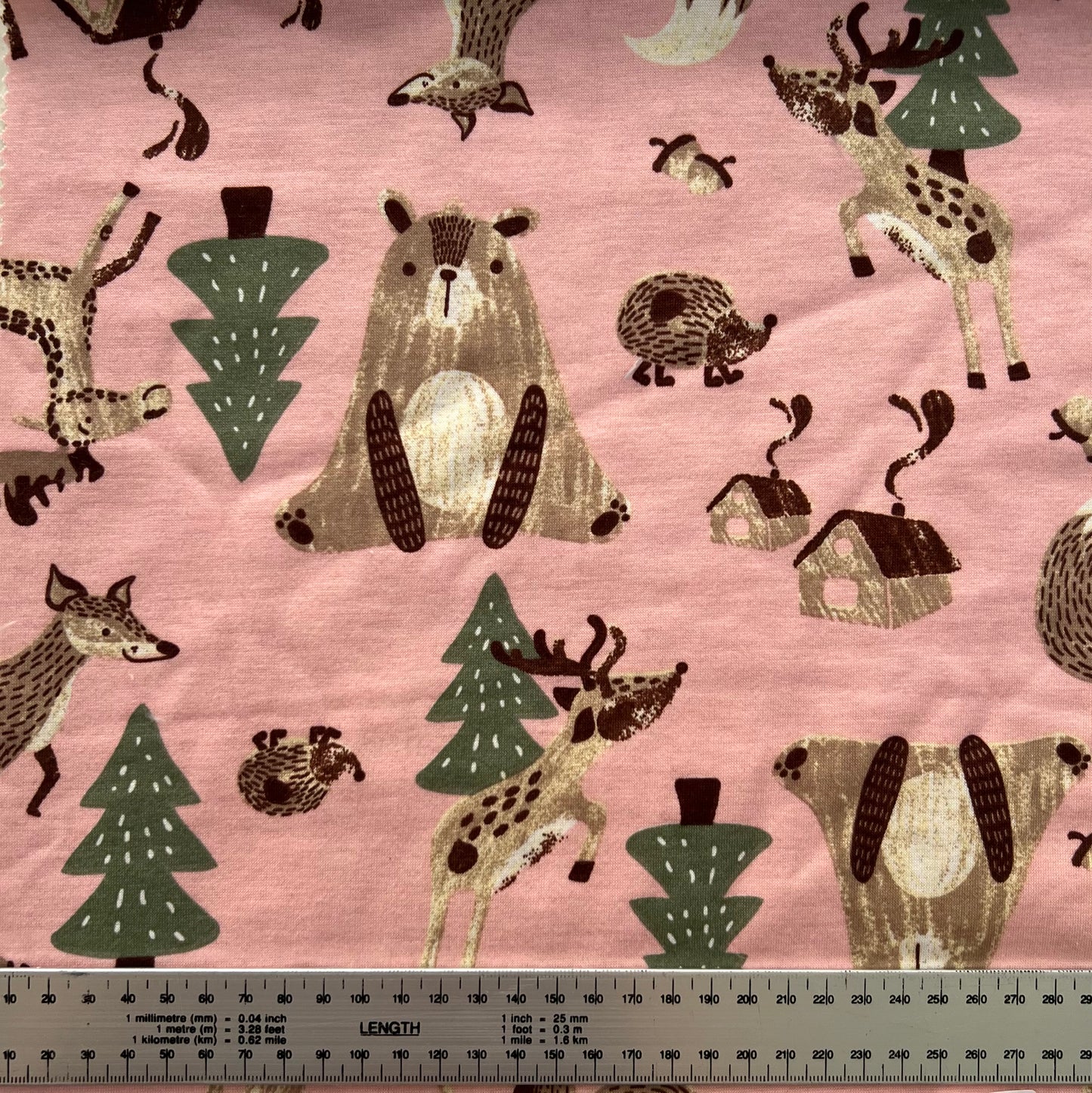 Abercrombie Oso Fondo Rosa