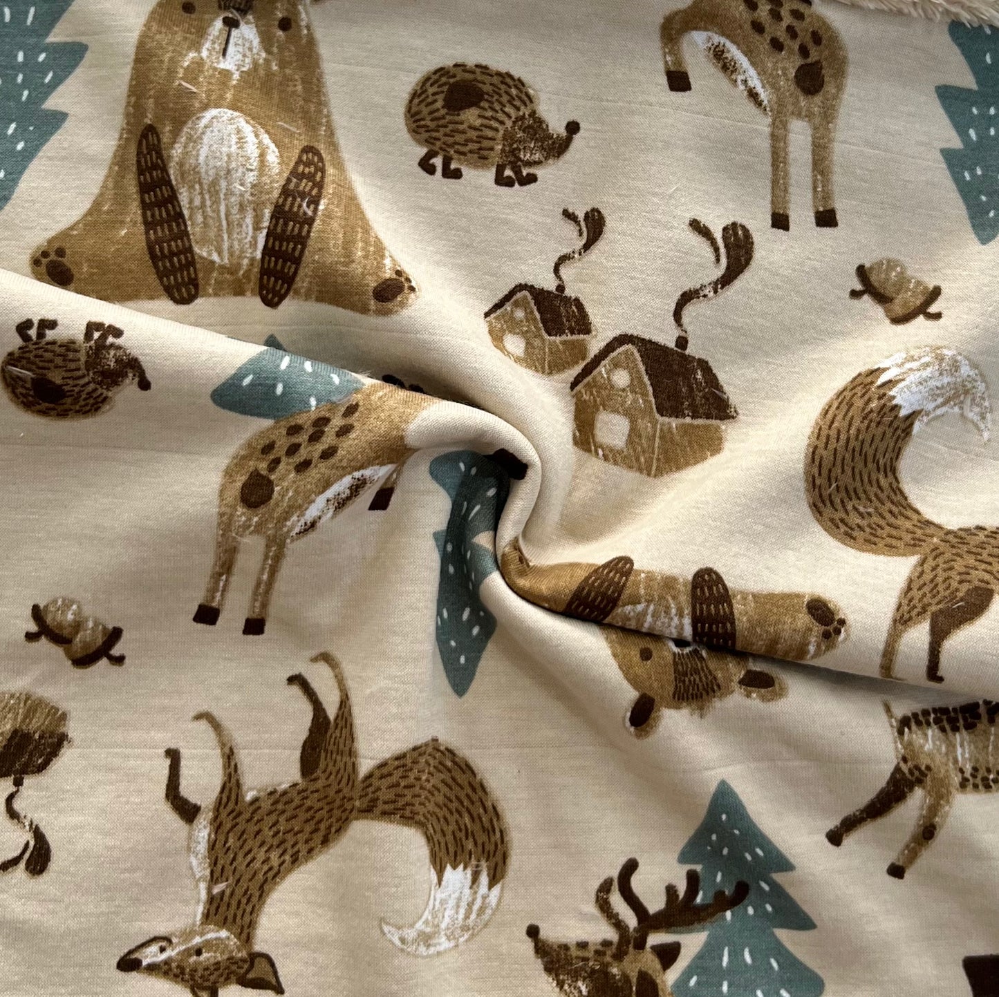 Abercrombie Oso Fondo Beige