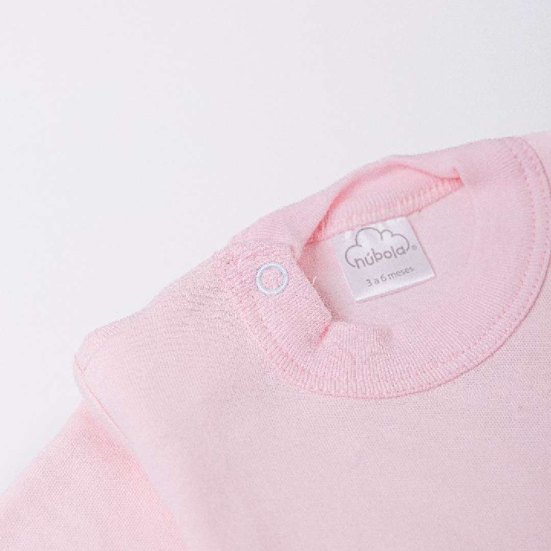 Body Núbola Liso Rosa