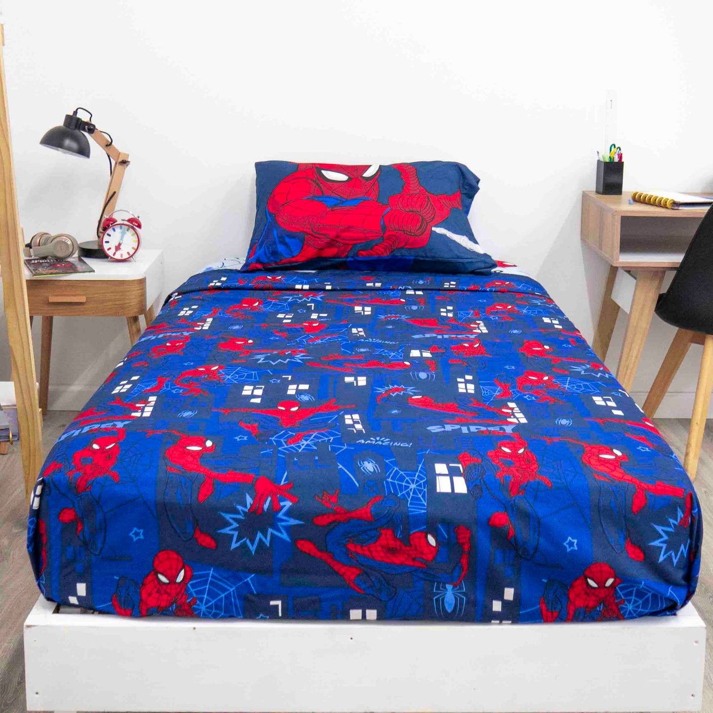 Sábanas Spiderman 1 y 1/2 pl.
