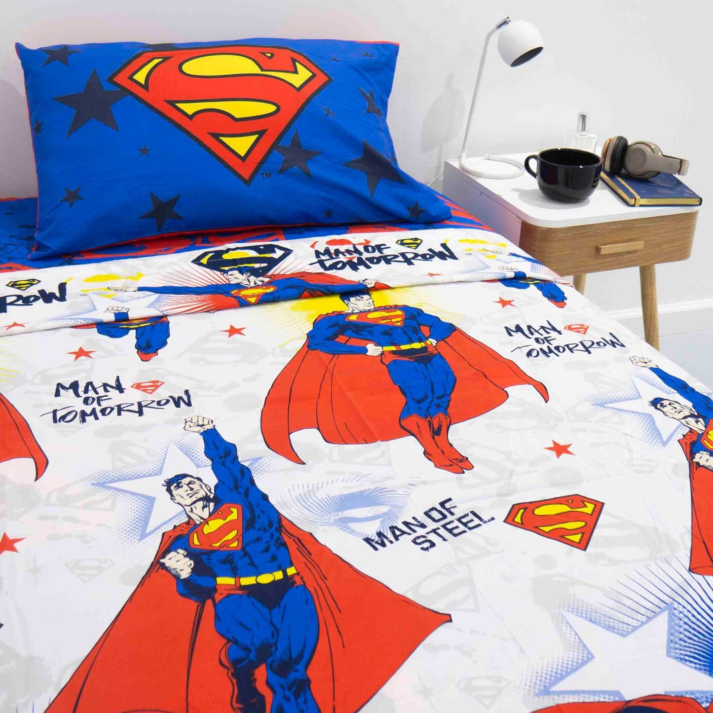 Sábanas Superman 1 y 1/2 pl.
