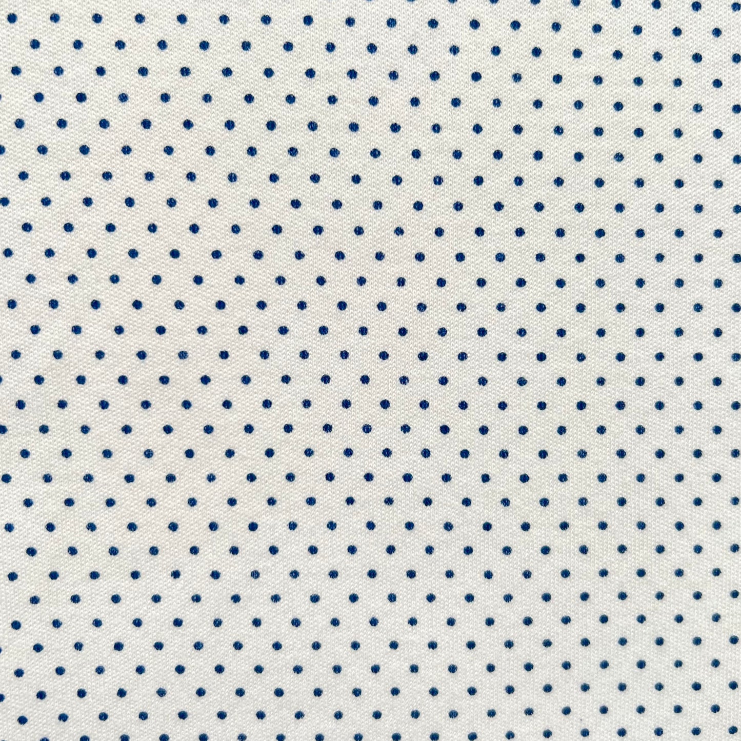 Interlock 30/1 Puntitos Azul