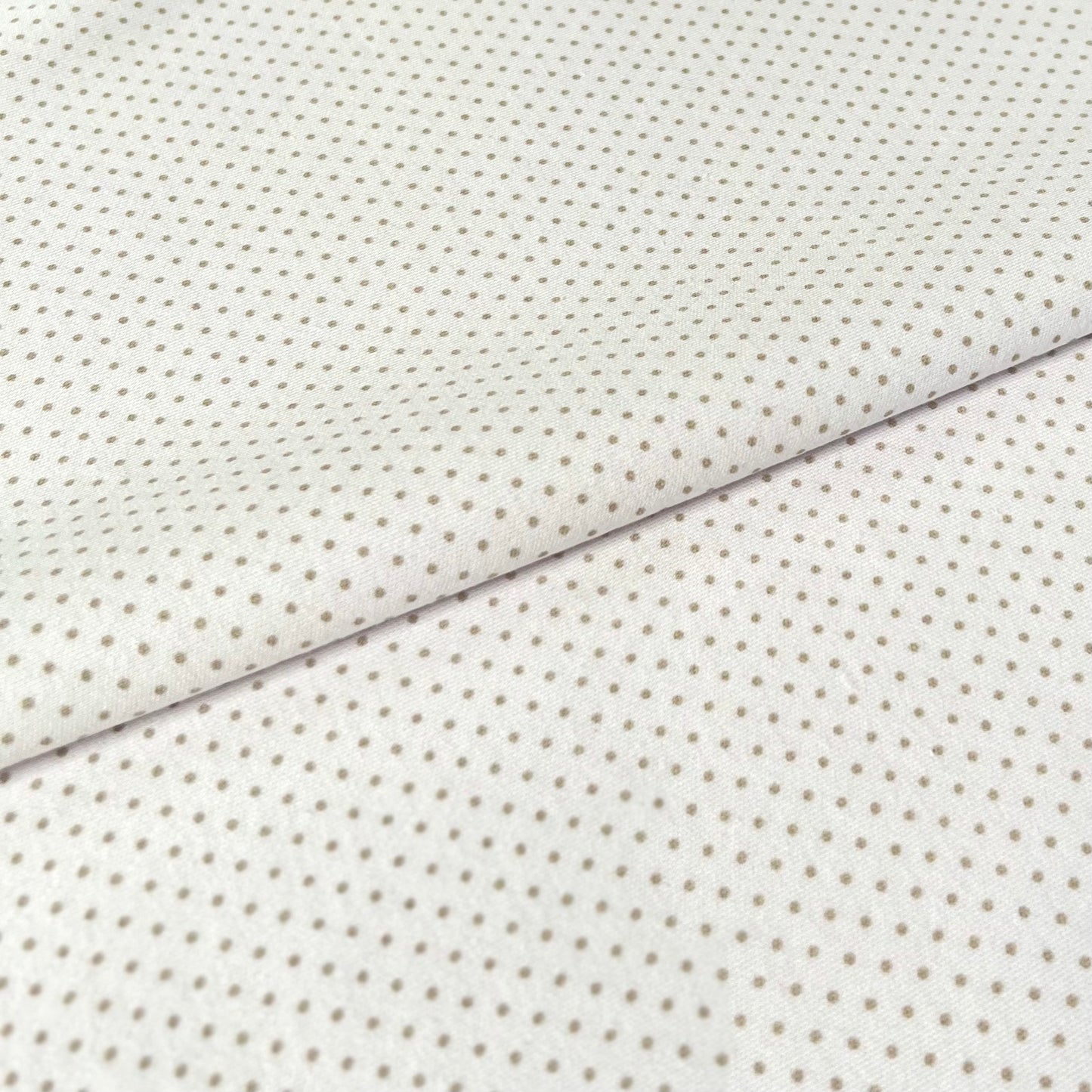 Interlock 30/1 Puntitos Beige