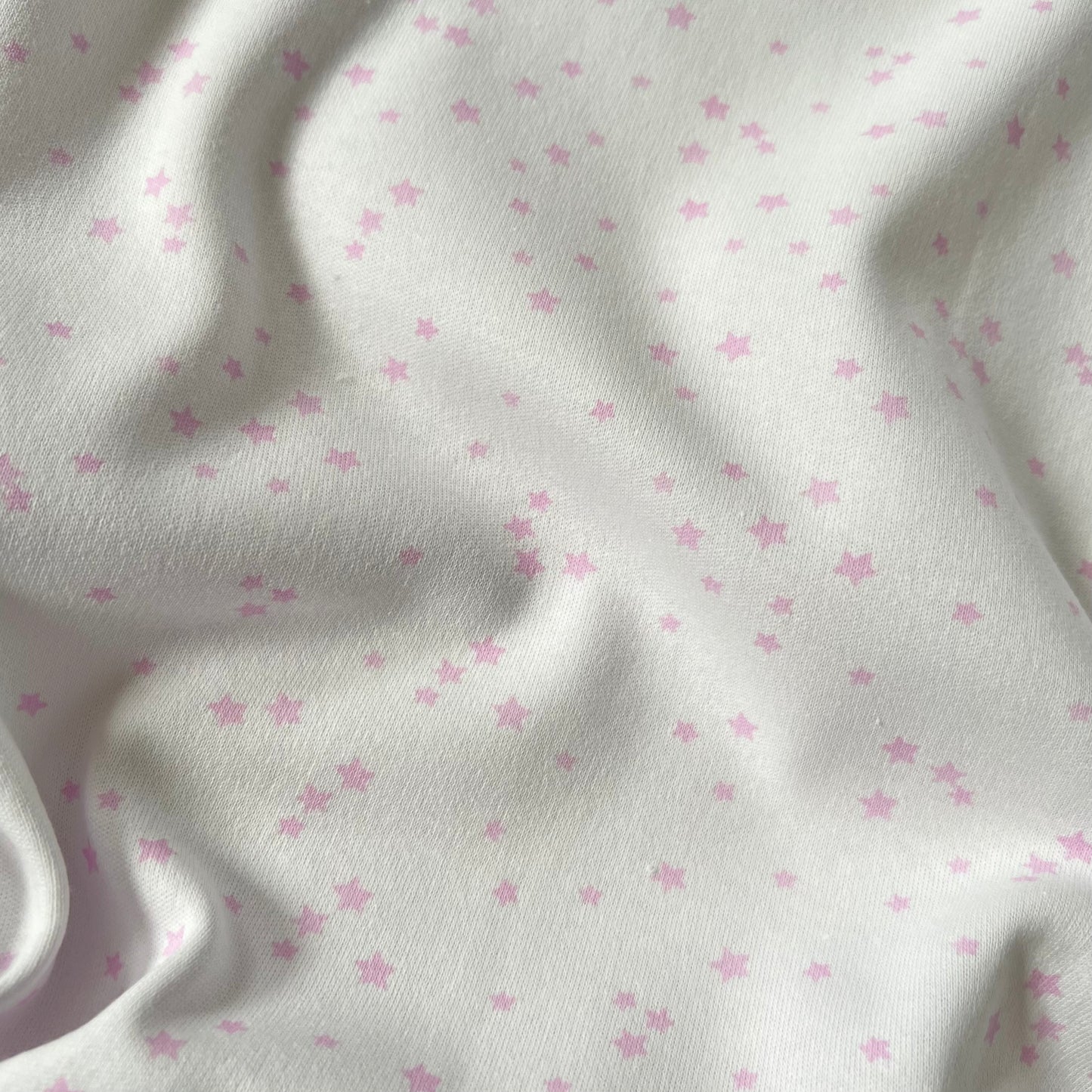 Interlock 30/1 Estrellitas Rosa