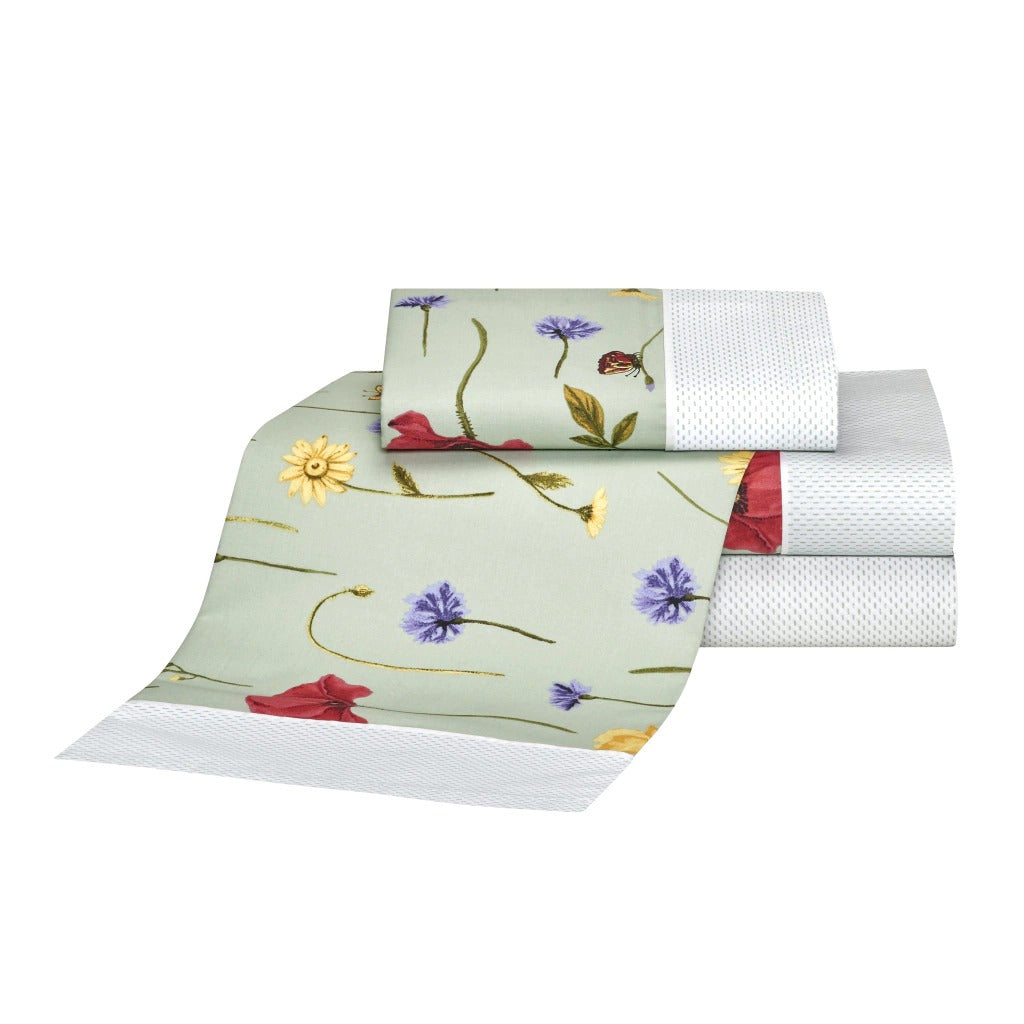 Sabanas Poppy 144h 1 y 1/2 pl.