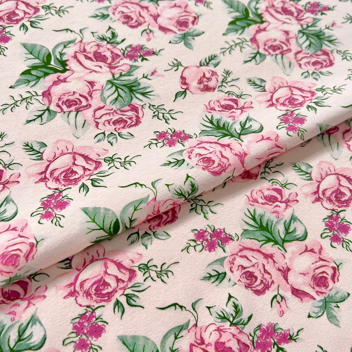 Jersey 30/1 c/lycra Rococo Rosa
