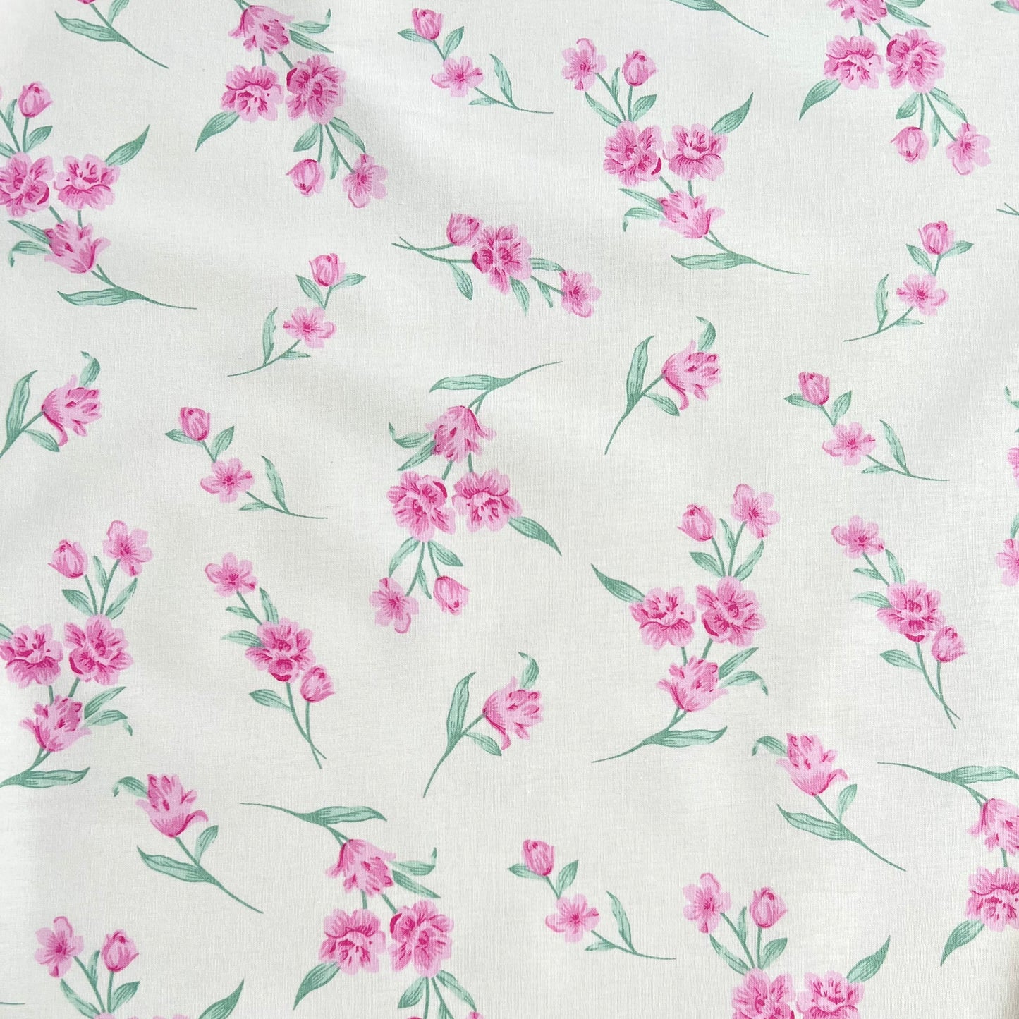 Percal Ramillete Rosa 140h