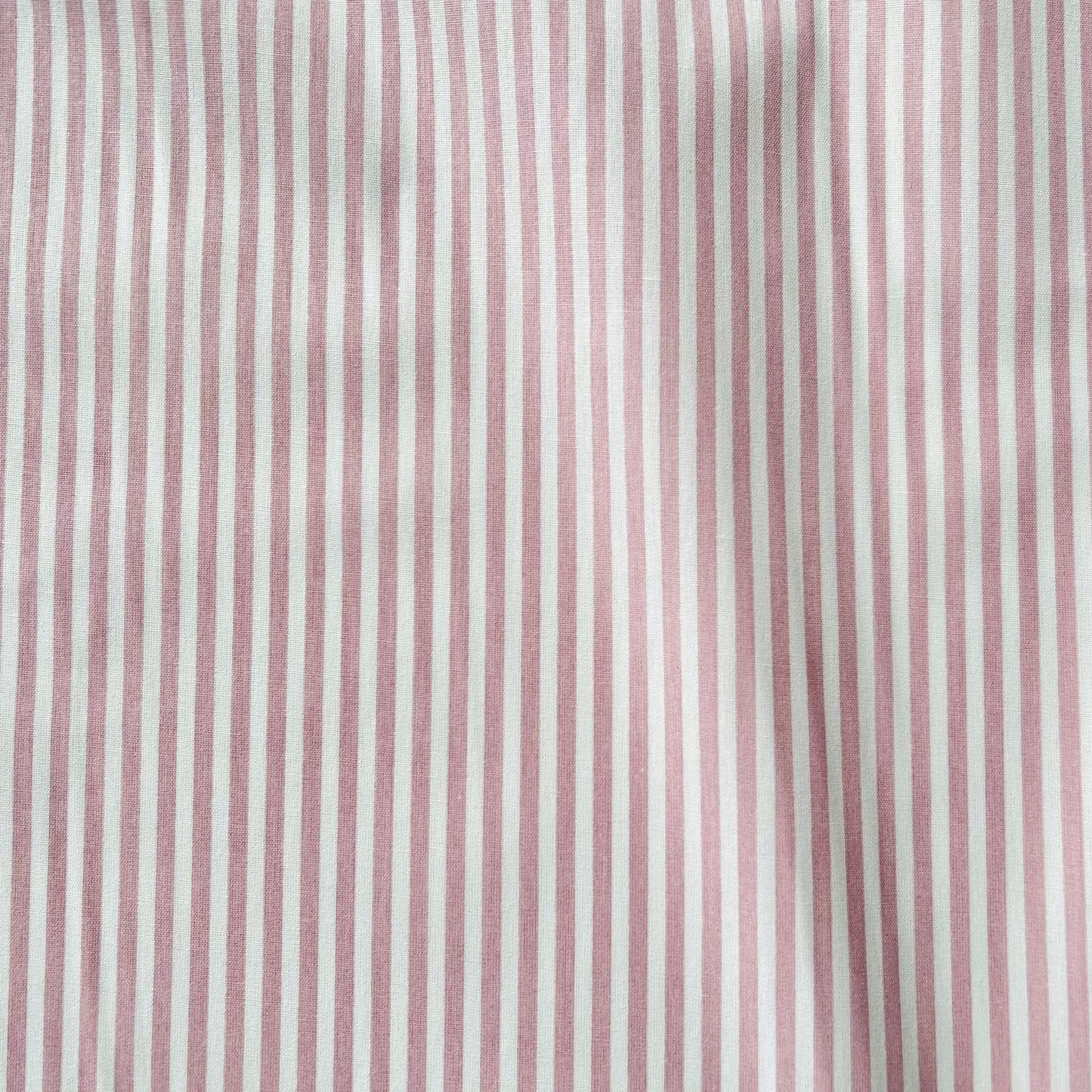 Percal Fibra Íntima Raya Rosa 144 hilos