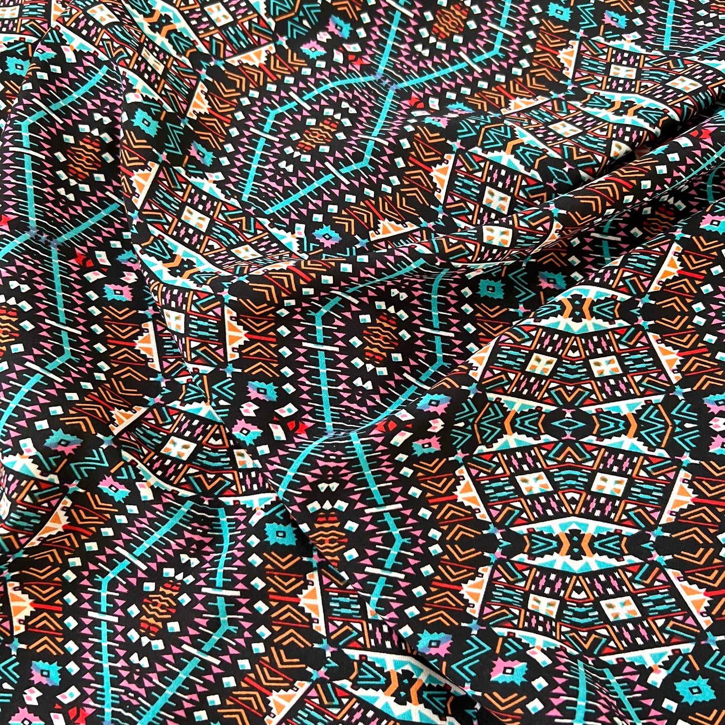 Gasa Stretch Tribal Marrón
