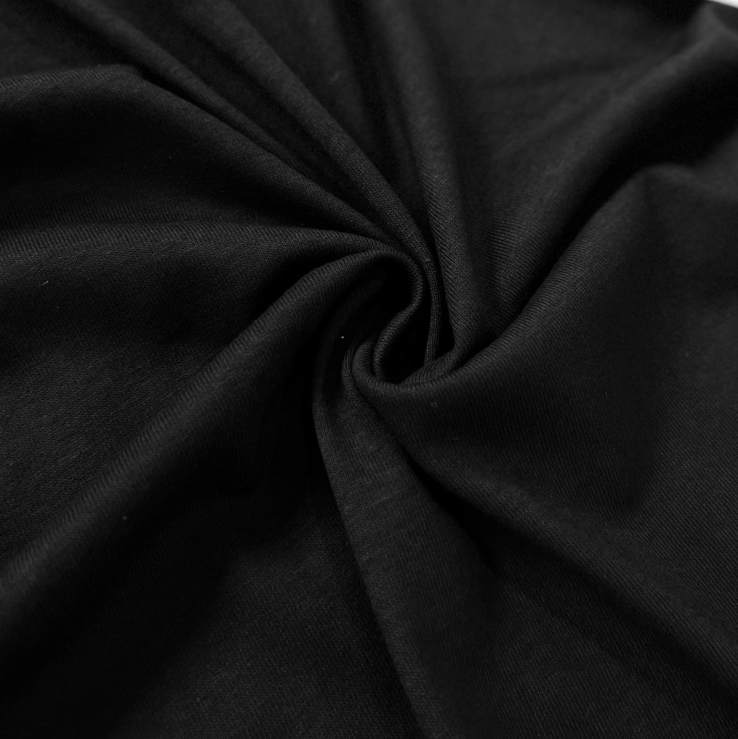 Jersey 24/1 Liso Negro