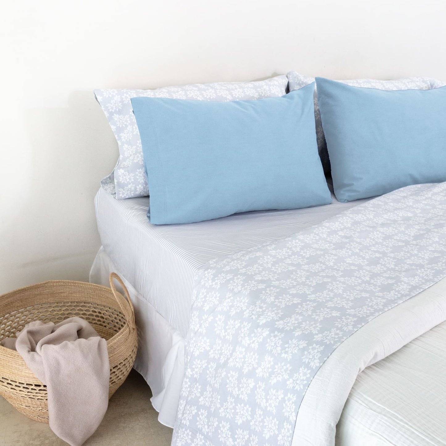 Funda Almohada Celeste