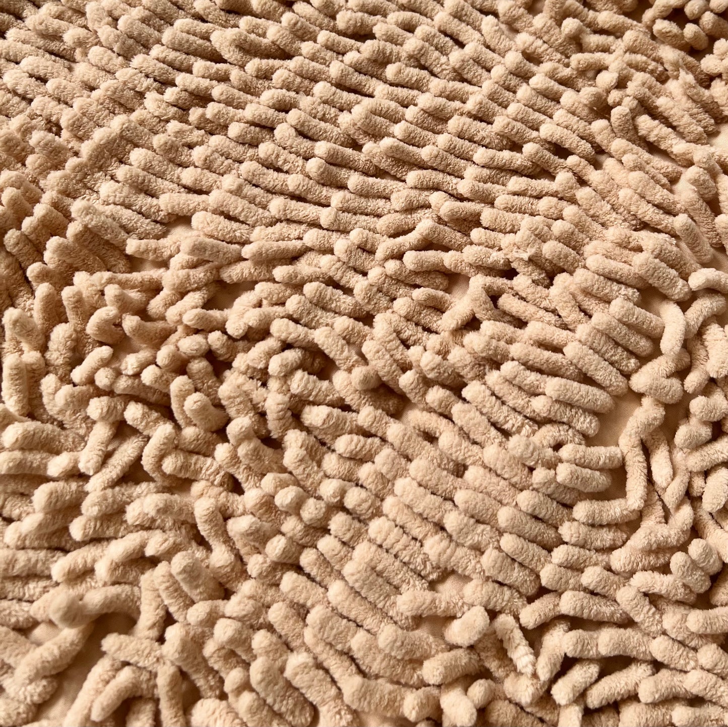 Pie de Baño Shaggy Beige