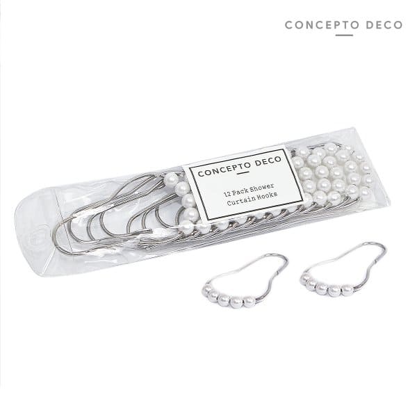 Gancho Bolitas Blanco x12