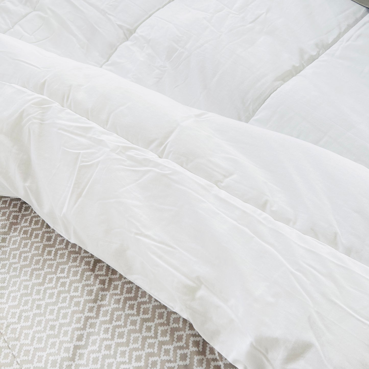 Acolchado Blanco 1 y 1/2 pl.