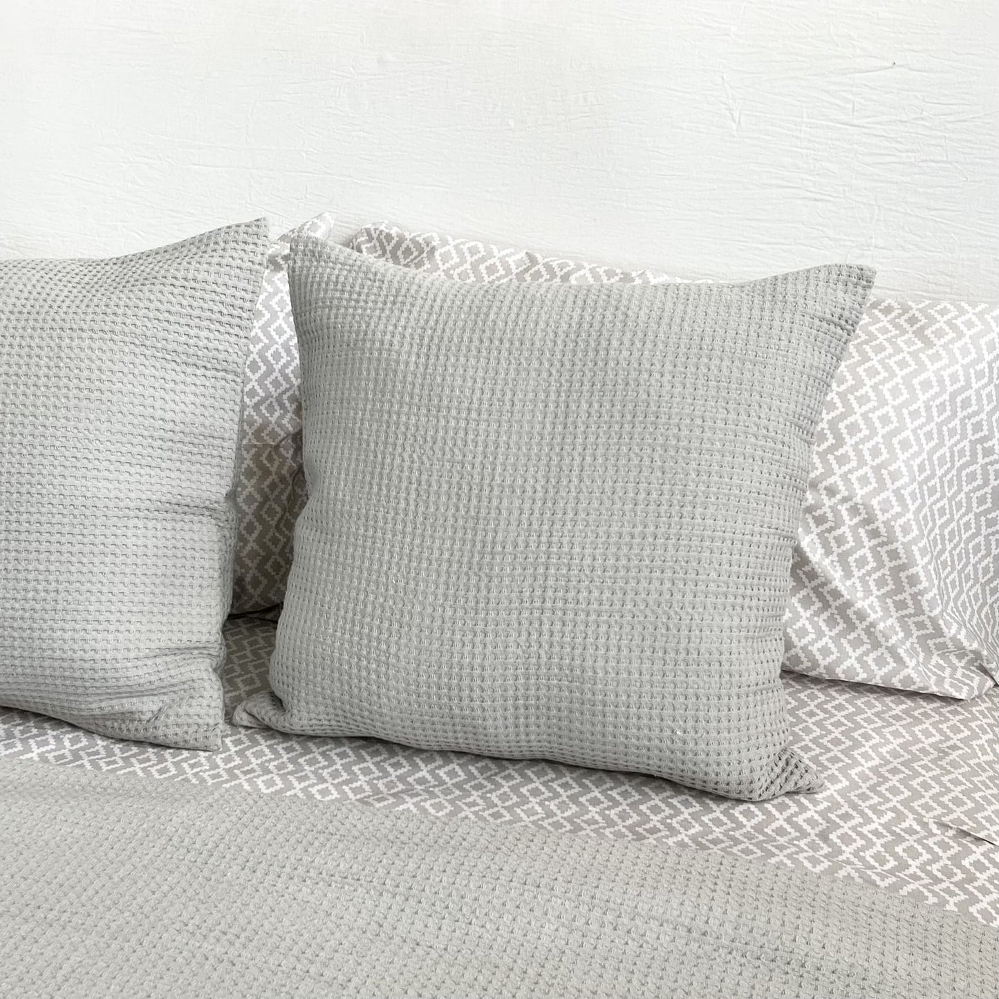 Funda Nido de Abeja Gris