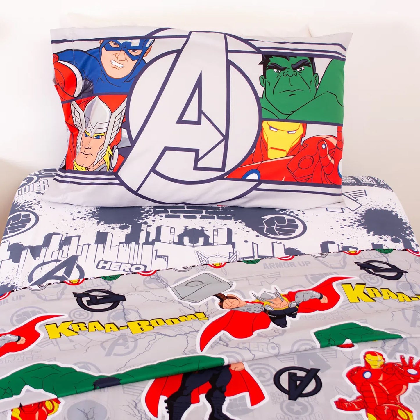 Sábanas Avengers 1 y 1/2 pl.