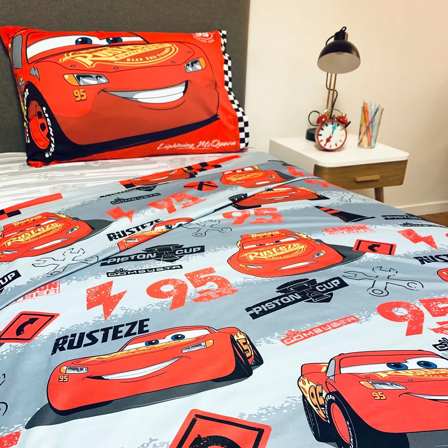 Sábanas Cars 1 y 1/2 pl.