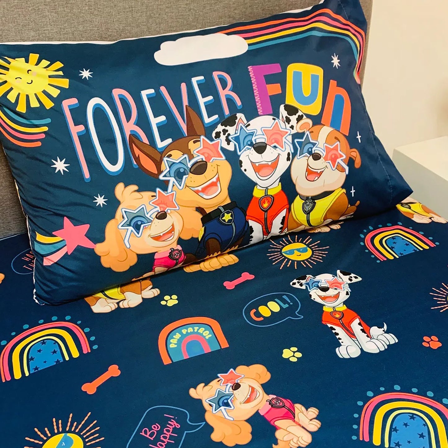 Sábanas Paw Patrol Smile 1 y 1/2 pl.