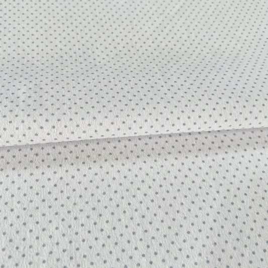 Interlock 30/1 Puntitos Gris