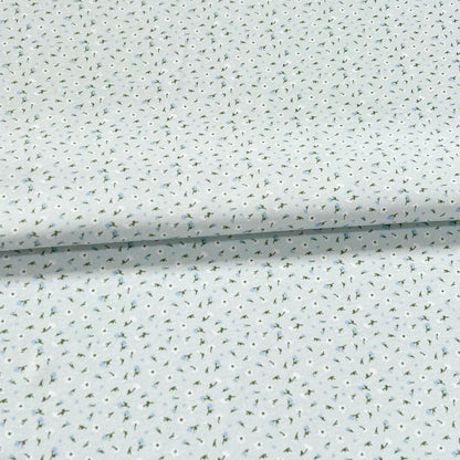 Interlock 30/1 Florcitas Fondo Celeste