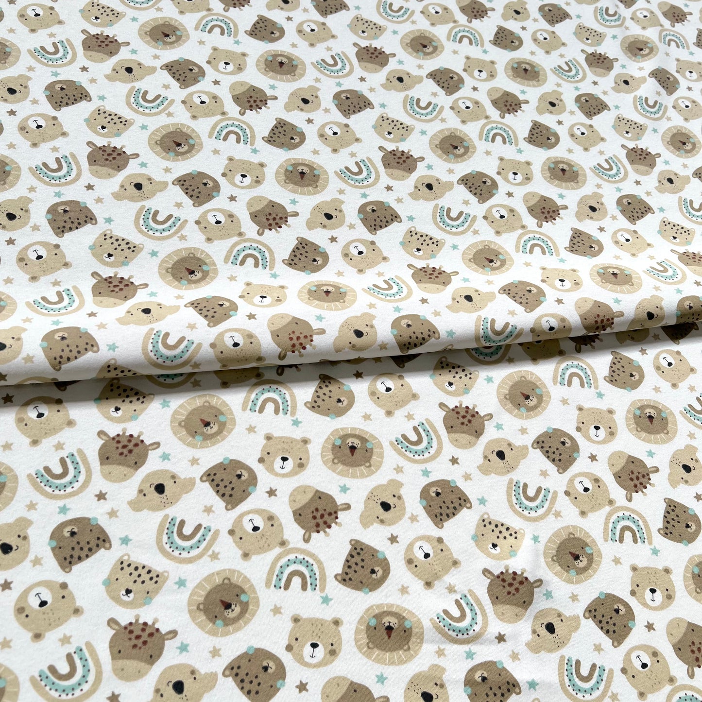 Interlock 30/1 Caritas Arcoíris Beige