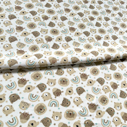 Interlock 30/1 Caritas Arcoíris Beige