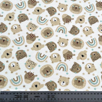 Interlock 30/1 Caritas Arcoíris Beige