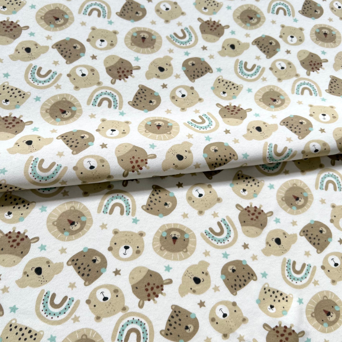 Interlock 30/1 Caritas Arcoíris Beige