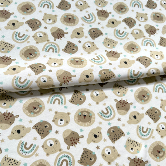 Interlock 30/1 Caritas Arcoíris Beige