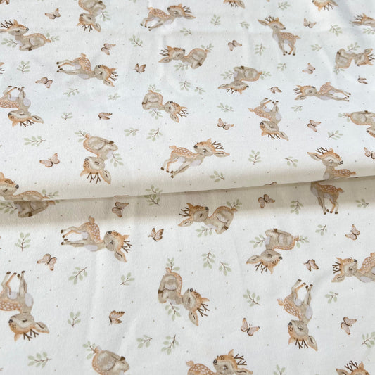 Interlock 30/1 Ciervo Bebé Natural