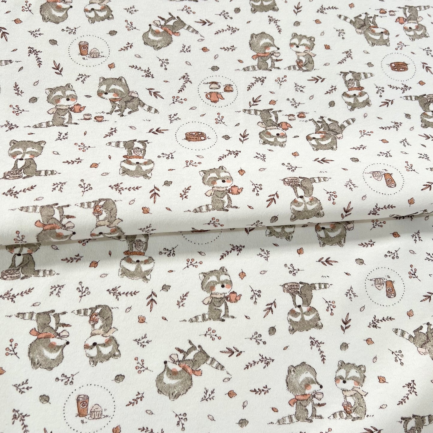 Interlock 30/1 Mapaches Beige